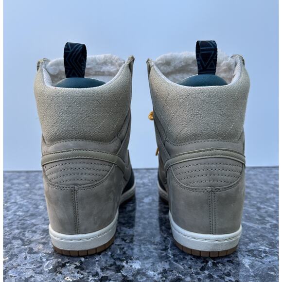Nike Dunk Sky Hi Womens Sneakerboots Tan Gum 616715-200 Size 6 - Picture 4 of 8